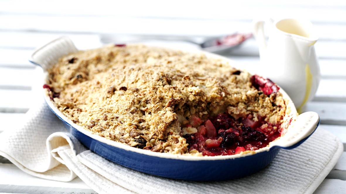 Image of Apple & Blackberry Crumble