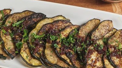 Image of Grilled Acorn Squash With Bacon Jam