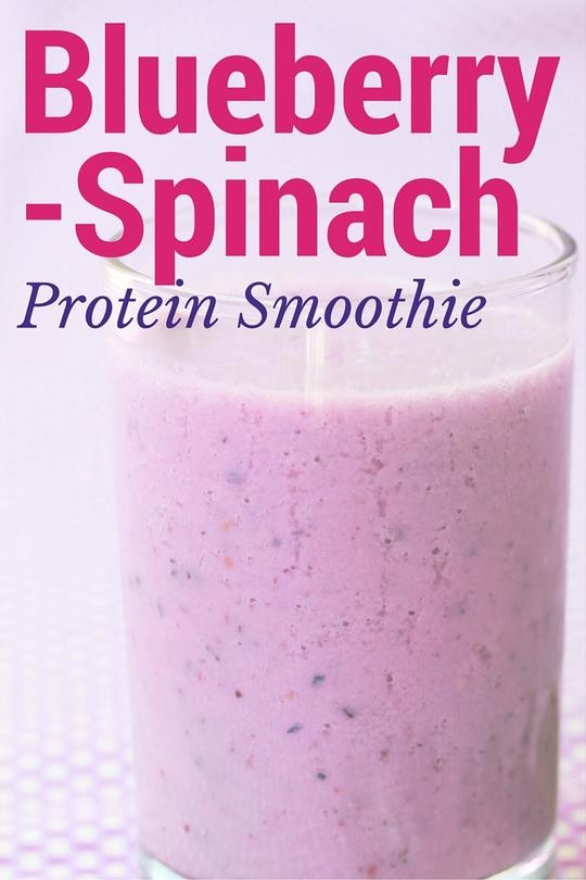 Image of Blueberry Spinach Protein Smoothie