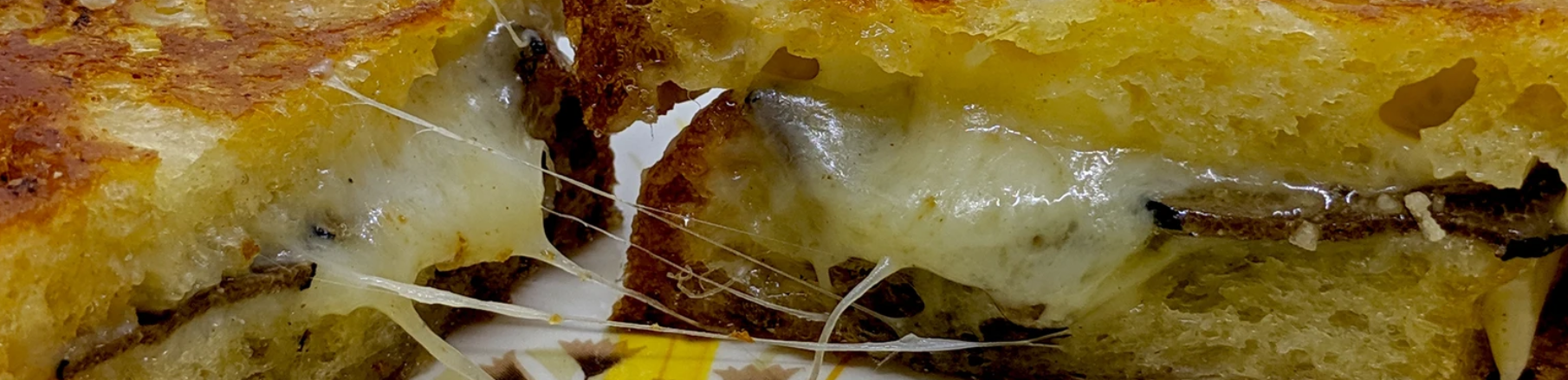 Image of Comté and Burgundy Truffle Grilled Cheese