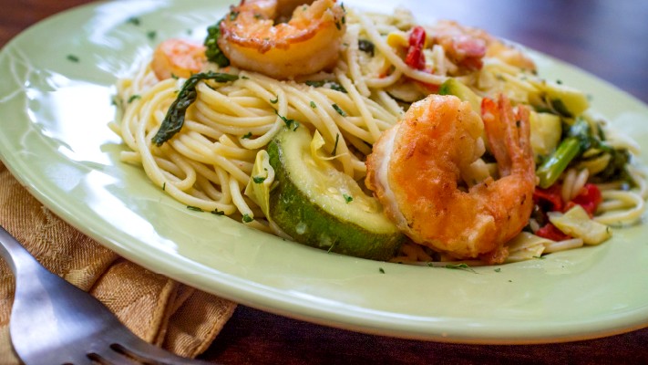 Image of Shrimp & Zucchini Scampi