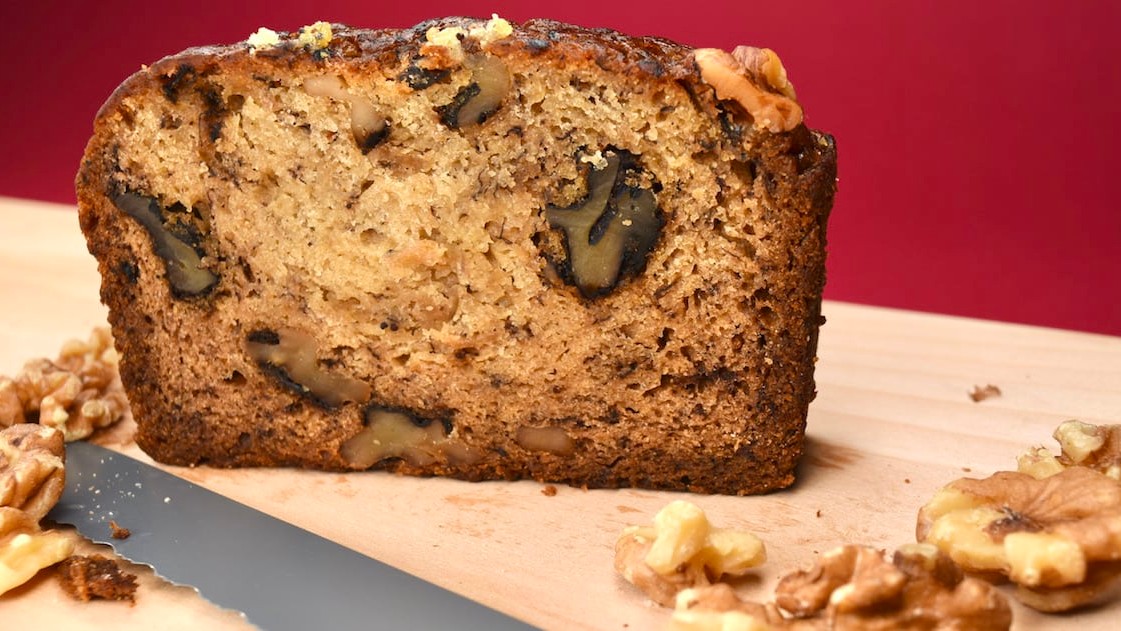 Image of Banana Bread with Walnuts