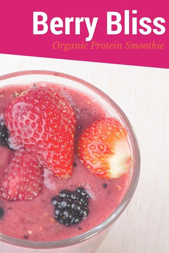 Image of Berry Bliss Organic Protein Smoothie