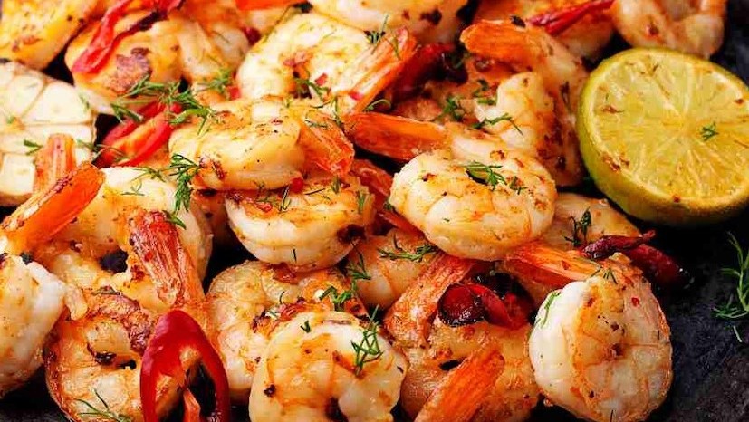Image of Spicy Garlic Prawns