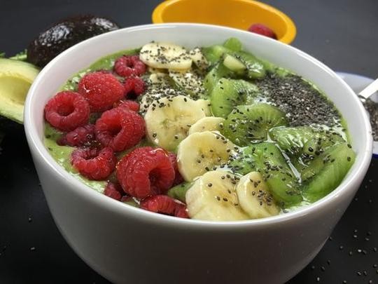 Image of Avocado Kale Smoothie Bowl