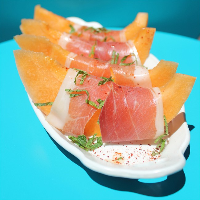 Image of Prosciutto with Lime and Melon