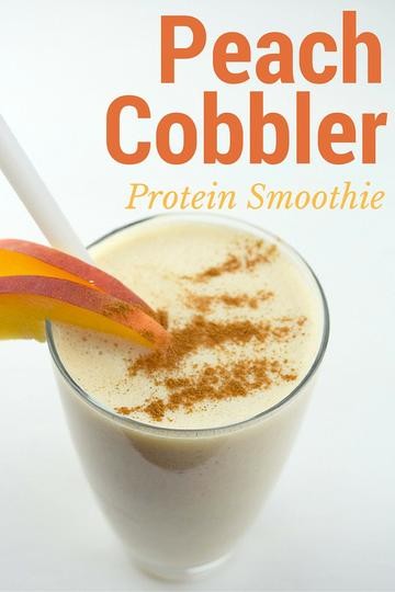 Image of Peach Cobbler Protein Smoothie