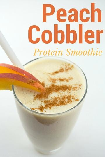 Image of Peach Cobbler Protein Smoothie