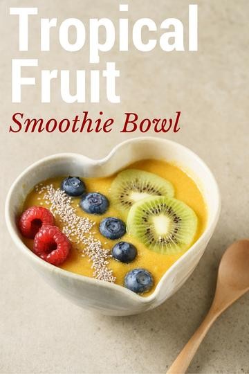 Image of Tropical Fruit Smoothie Bowl