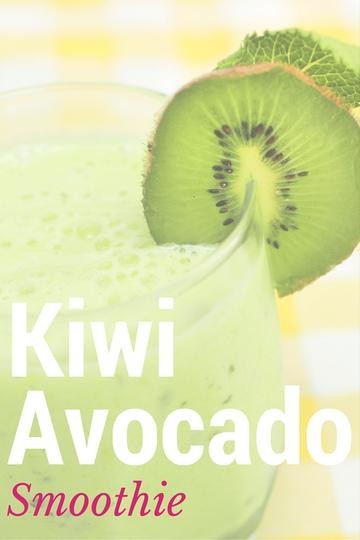 Image of Kiwi Avocado Grass-Fed Protein Smoothie
