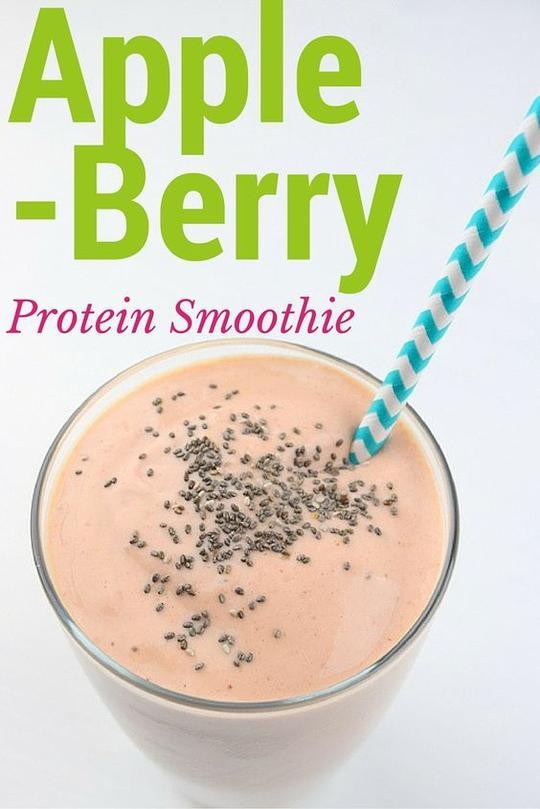 Image of Apple Berry Protein Smoothie