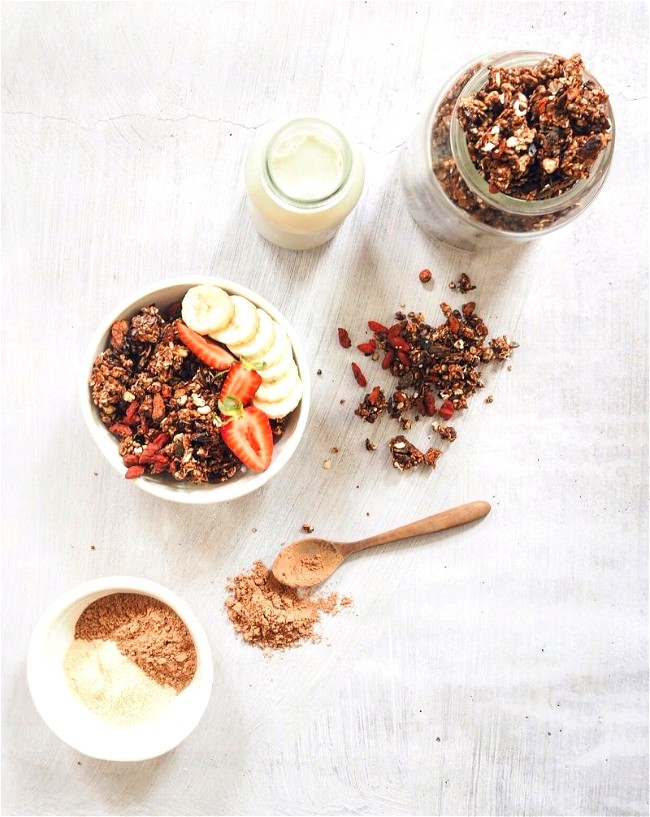 Image ofCrunchy Choc Goji Granola