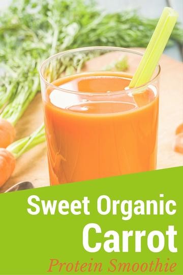 Image of Sweet Organic Carrot Protein Smoothie