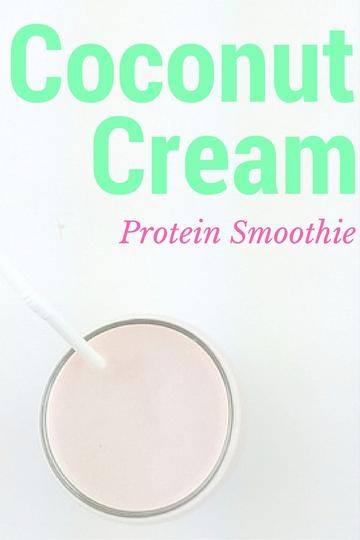 Image of Coconut Cream Protein Smoothie
