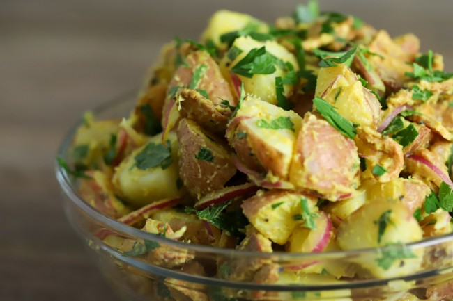Fall Salad Recipes - German Spud Salad