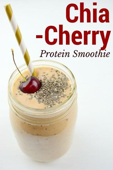 Image of Chia Cherry Protein Smoothie