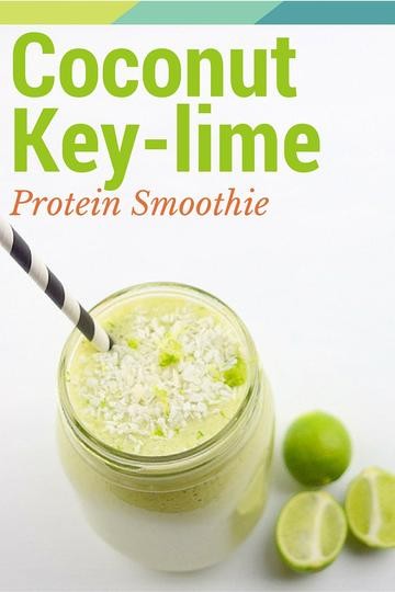 Image of Coconut Key-Lime Protein Smoothie