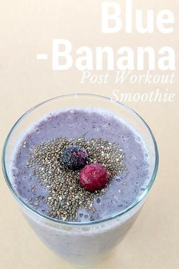 Image of Blue Banana Post Workout Smoothie