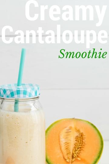 Image of Creamy Cantaloupe Protein Smoothie
