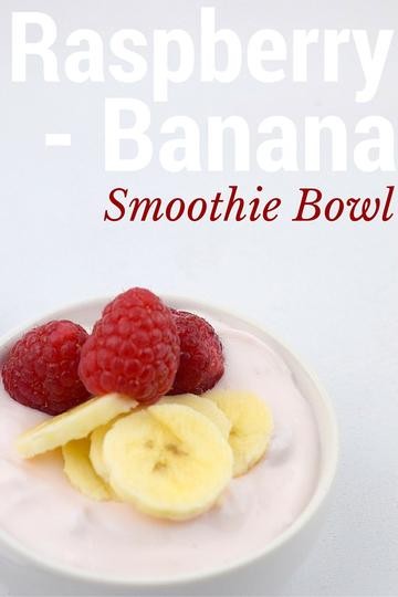 Image of Raspberry Banana Smoothie Bowl