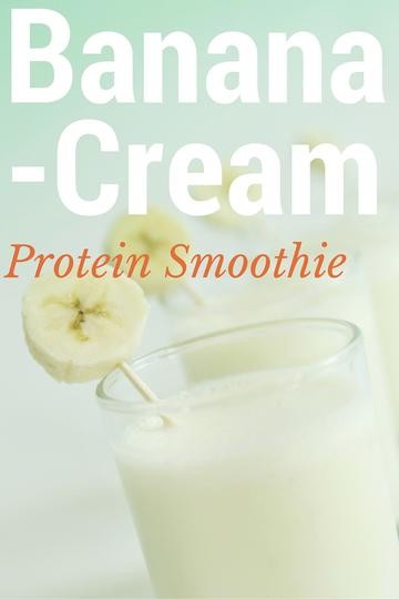 Image of Banana Cream Protein Smoothie