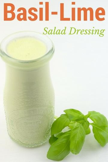 Image of Basil Lime Salad Dressing