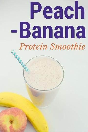 Image of Peach Banana Protein Smoothie
