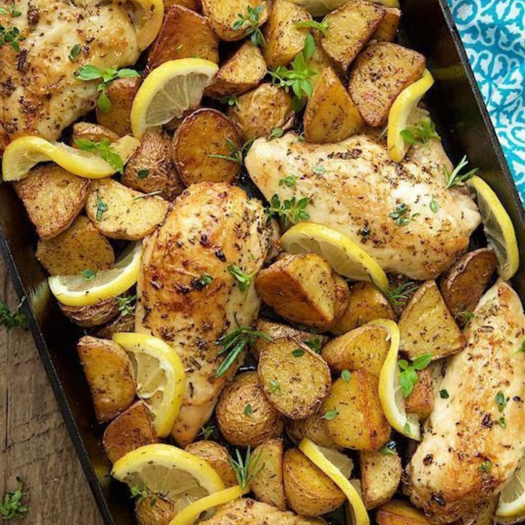 Roasted Garlic & Herb Chicken