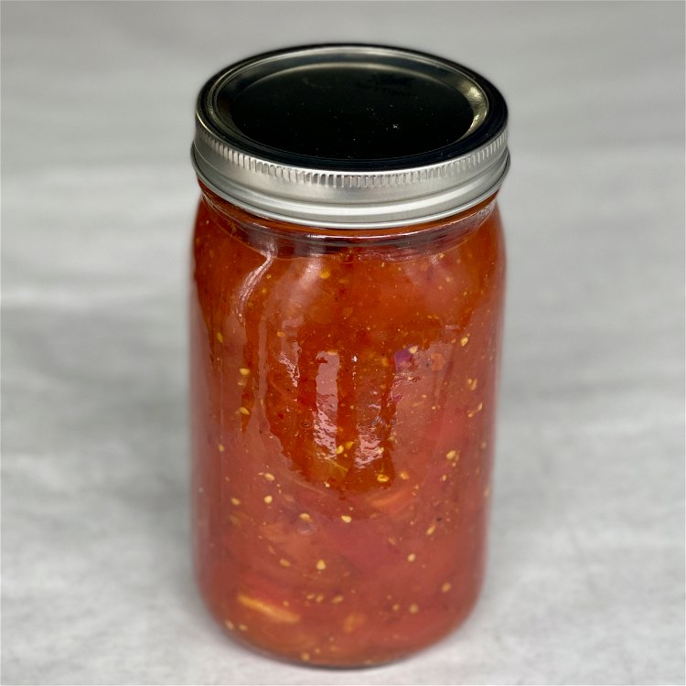 Image of To season the jars before canning, you can add to...