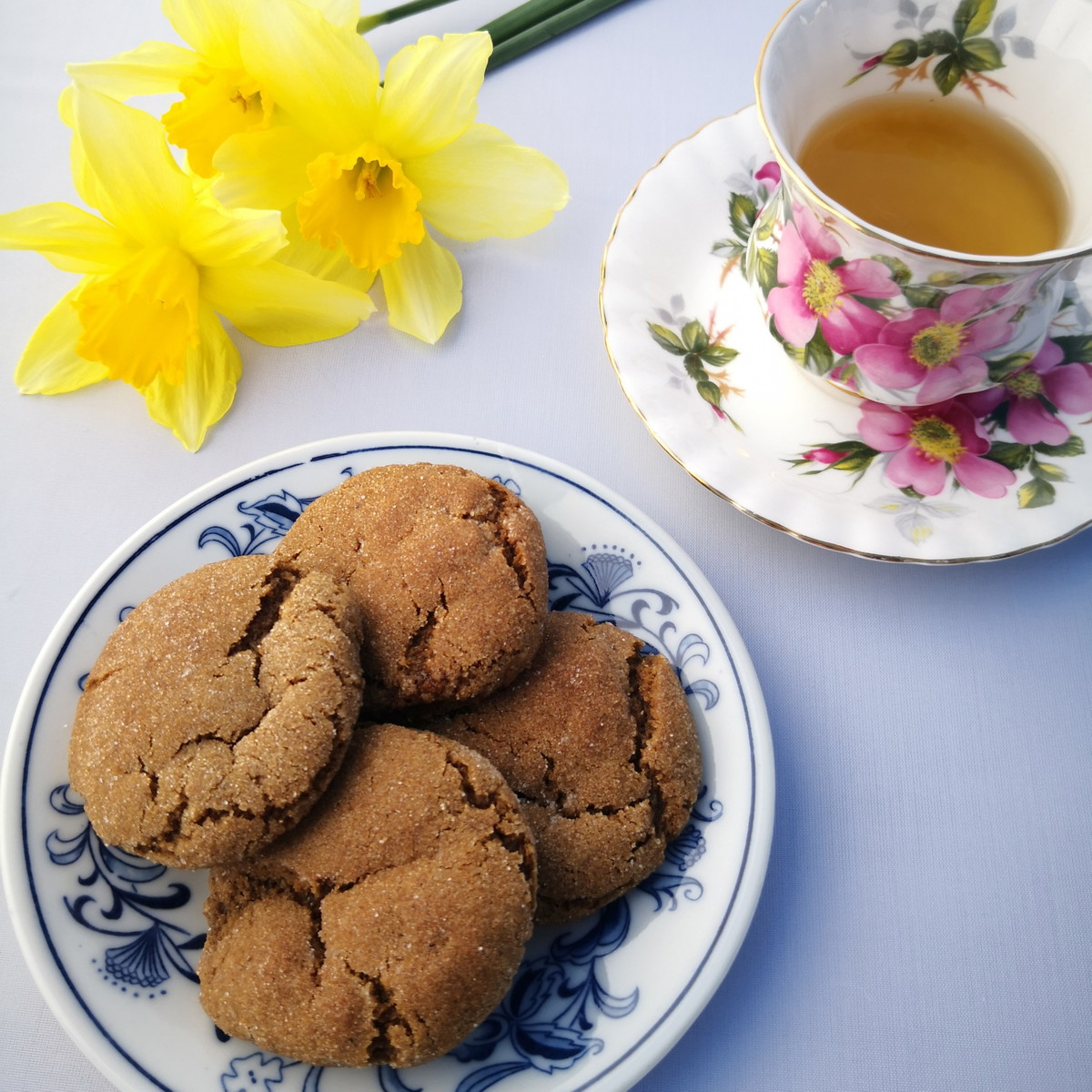 Chewy Black Garlic Molasses Sugar Cookies