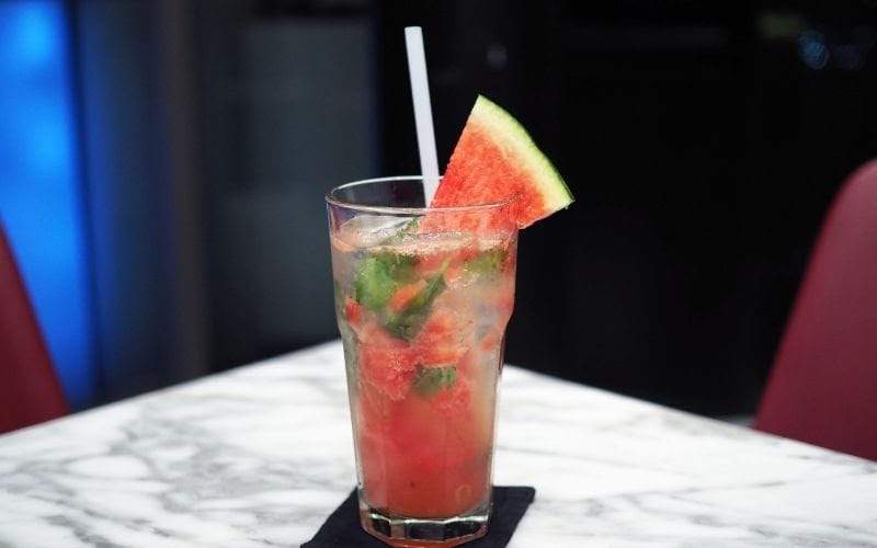 Sparkling Watermelon Lychee Cocktail