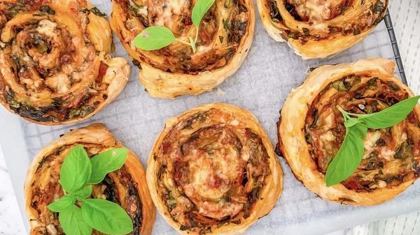 Image of Veggie Pizza Pinwheels