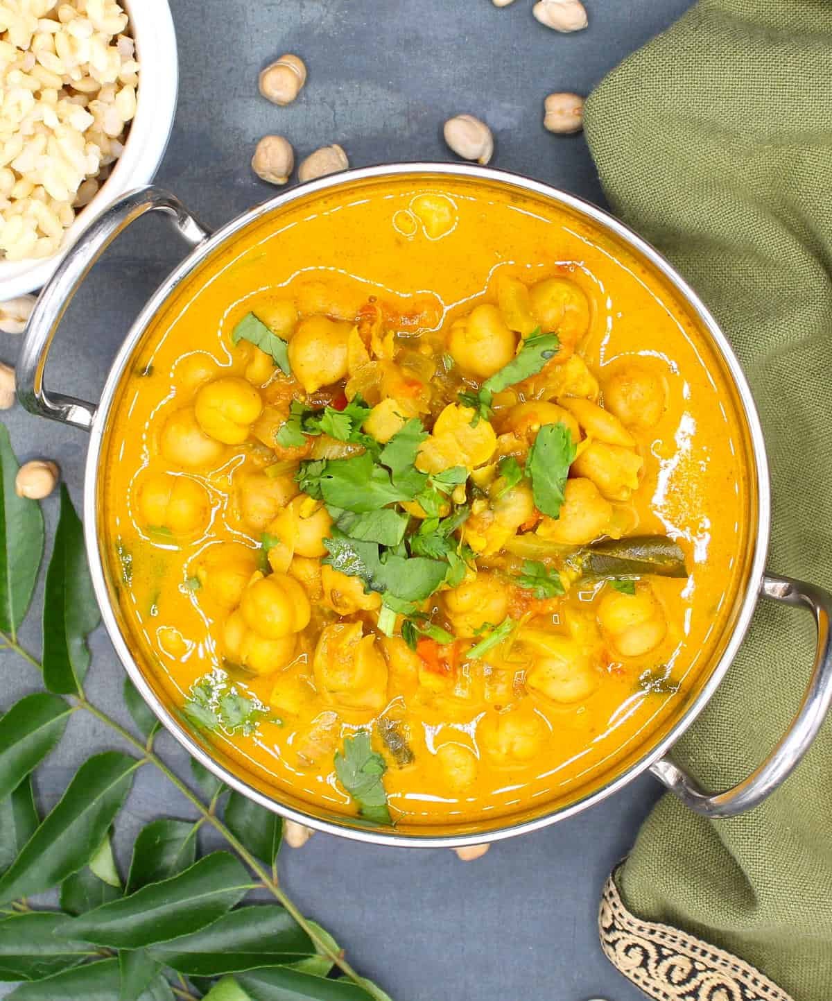 South Indian Coconut Chickpea Curry - Cartly