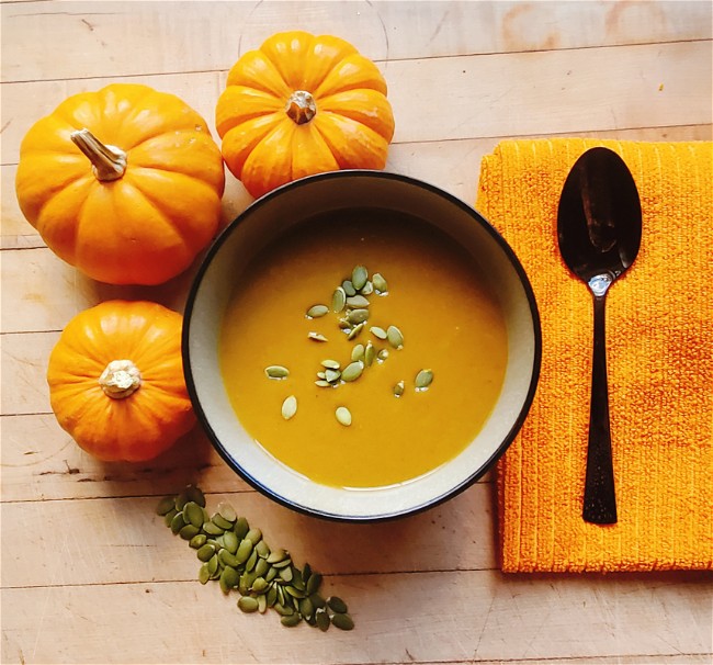 Image of Pumpkin Soup with Chicken Bone Broth