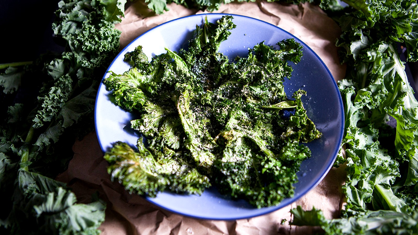 Image of Crispy Kale & Cheddar Chips