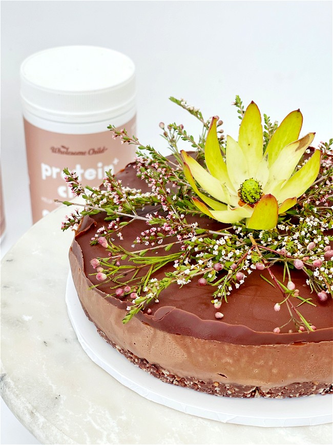Image of Mandy’s Raw Peanut Butter Chocolate Cake+