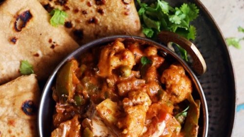 Image of Veg Kadai Curry (Sabzi) Recipe