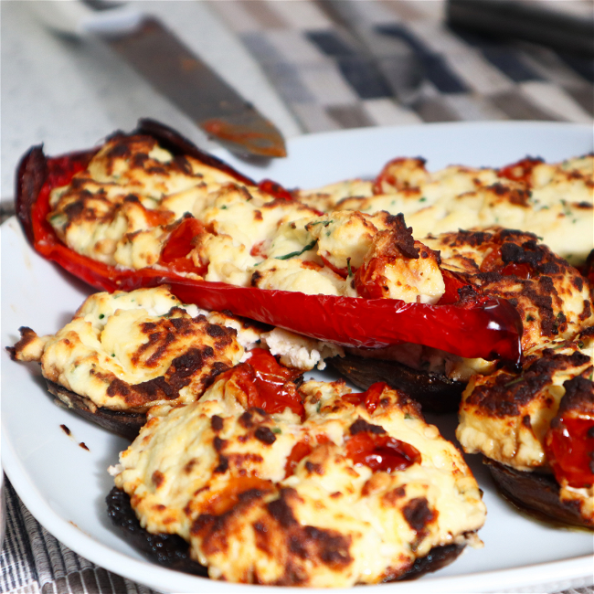 Image of Stuffed Mushrooms & Peppers