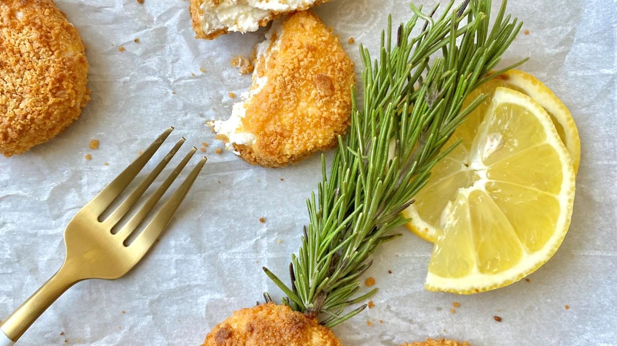 Image of Keto Fried Goat Cheese