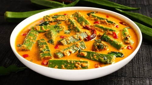 Image of Spicy Bhindi Masala Curry Recipe