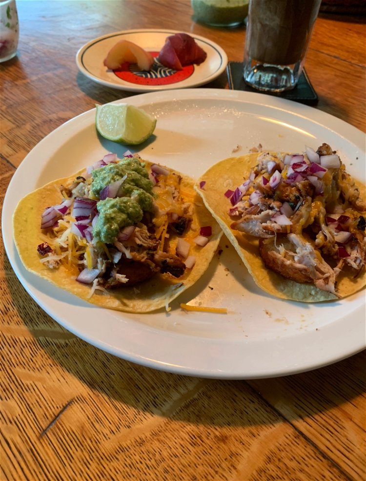 Image of Assemble your tacos with grilled Chicken, Diced Red Onion, Chopped...