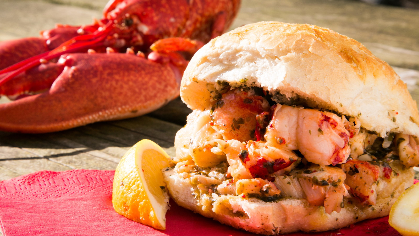 Lobster Roll with Welsh Sea Black Butter