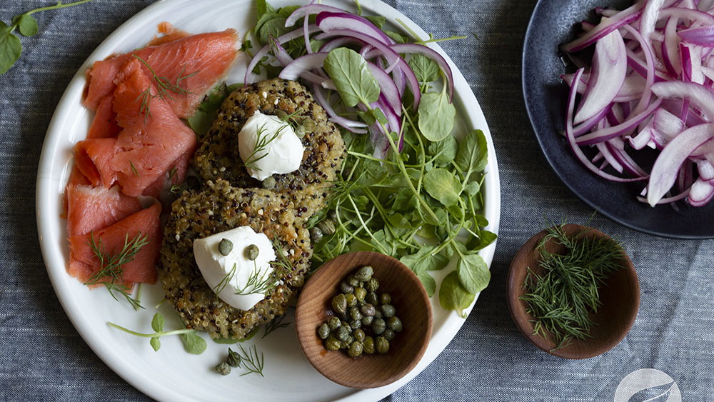 Image of Everything Quinoa Cakes