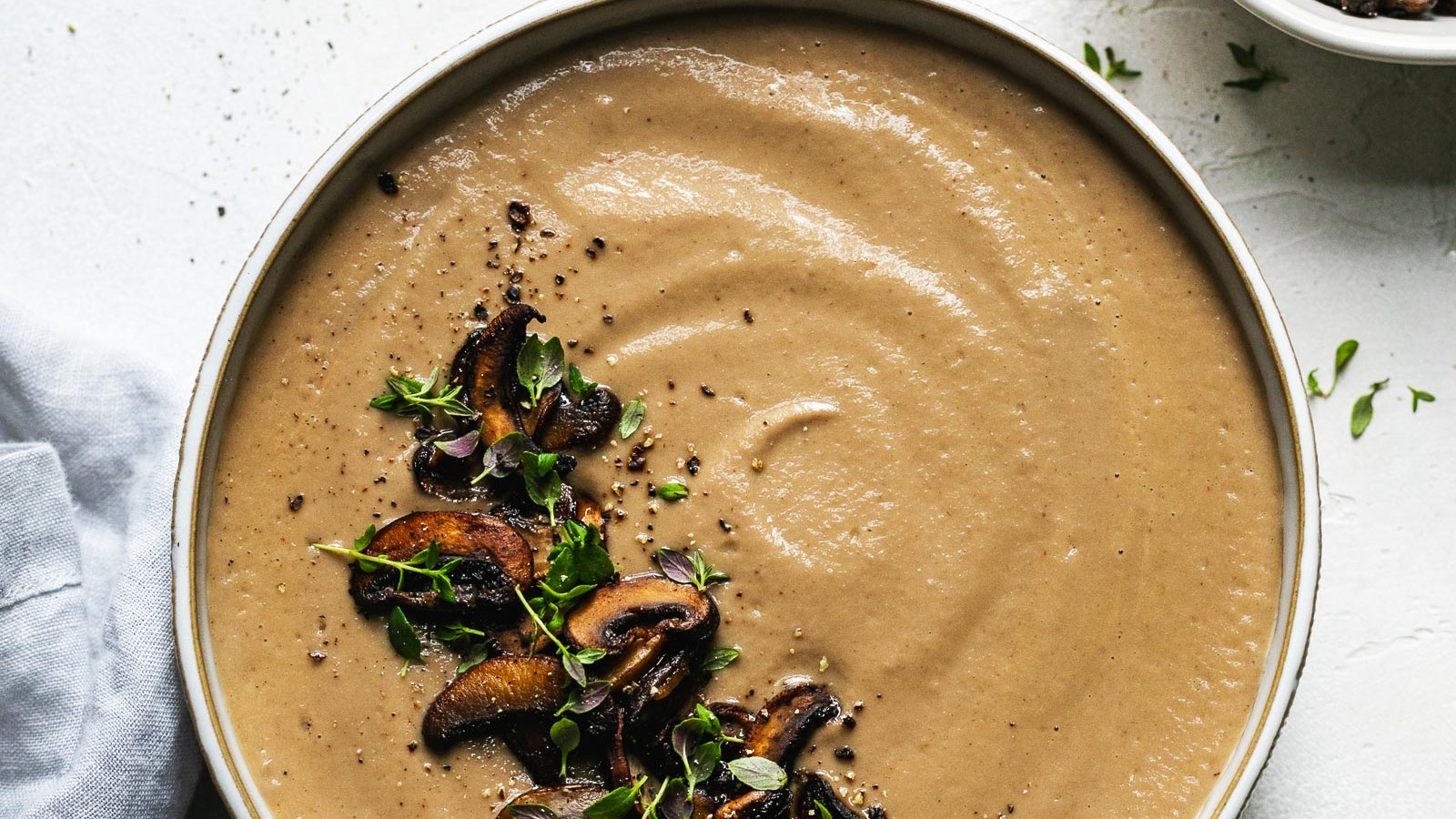 Image of Spicy Tahini Mushroom Soup 