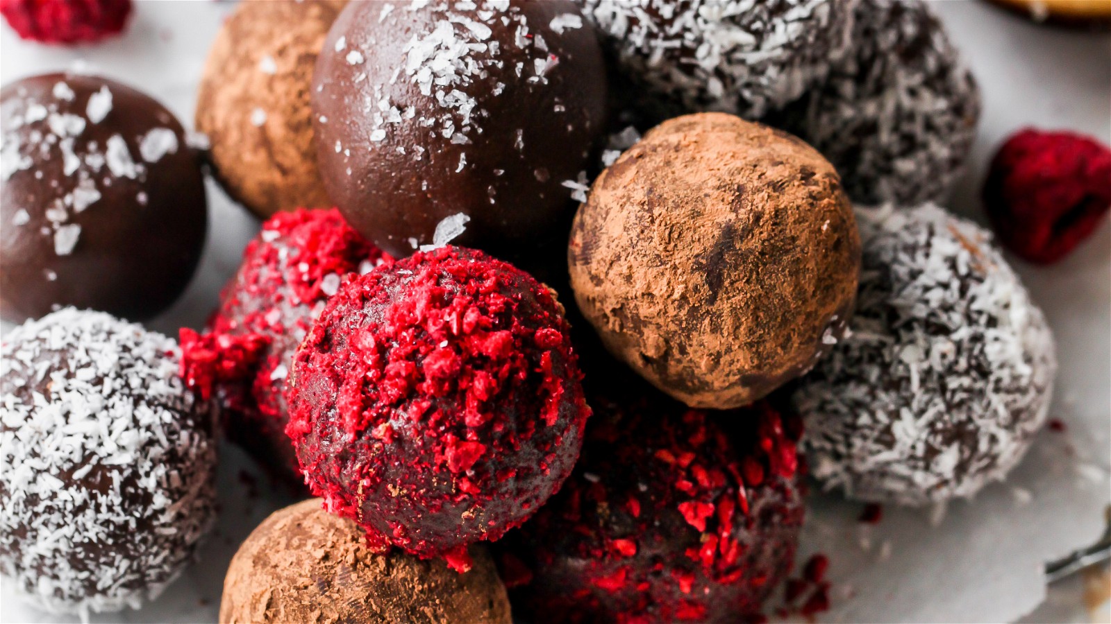 Image of World's Easiest Chocolate Truffles