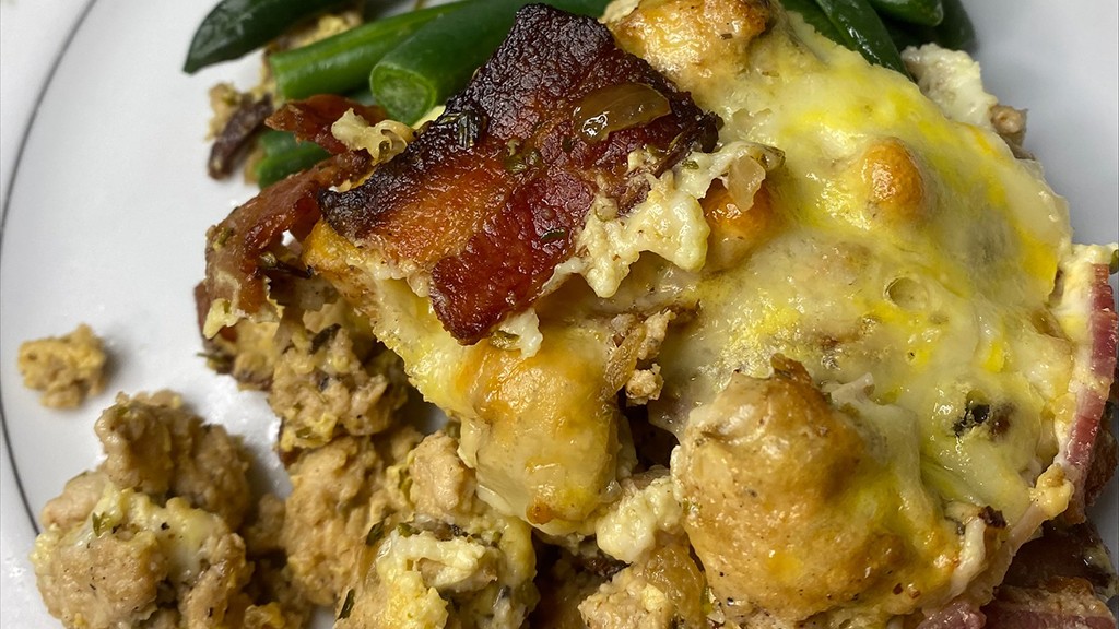 Image of Chicken, Cheese & Bacon Casserole