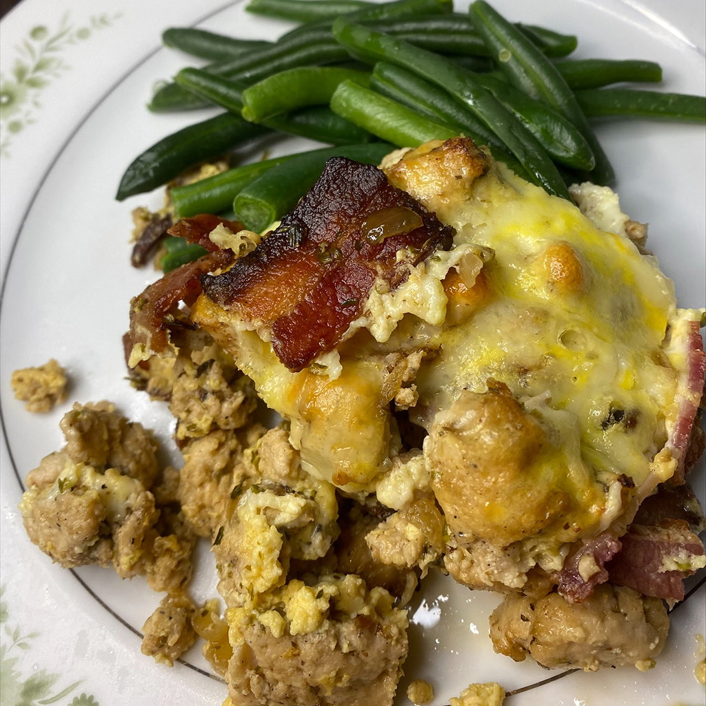 Chicken, Cheese & Bacon Casserole