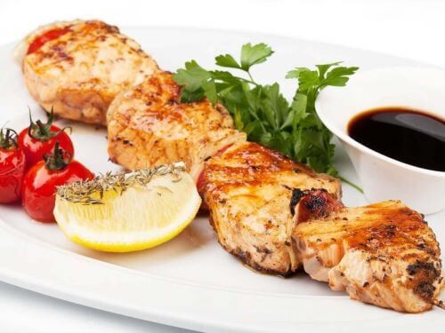 Image of Smoked Salmon Kebabs