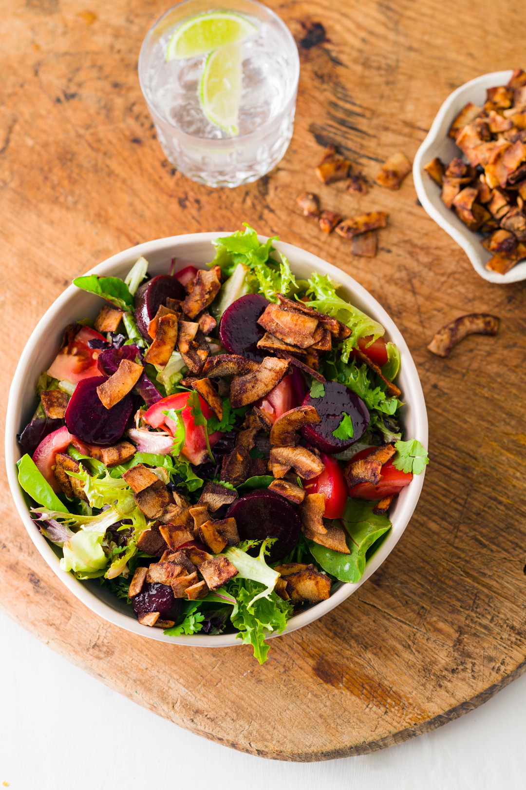 BBQ Coconut Spring Salad