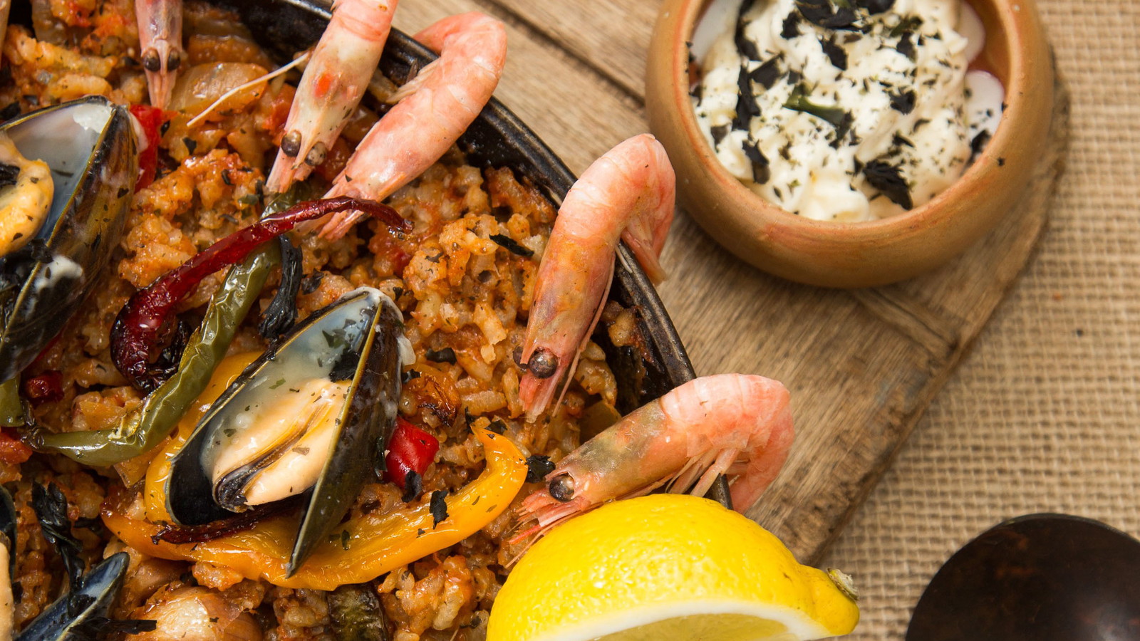 Image of Paella with Mermaid Confetti